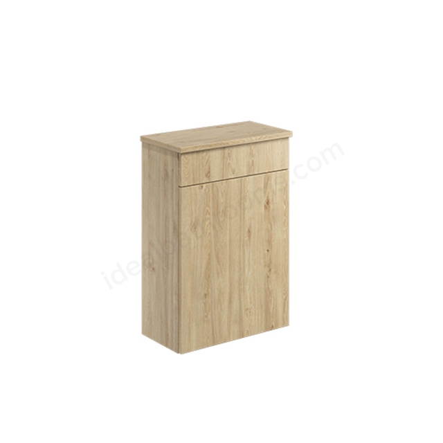 Scudo Aubrey 505mm x 800mm x 255mm Floorstanding WC Unit - Davos Oak