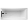 Ideal Standard CONCEPT Single Ended Rectangular Bath; 2 Tap Holes; 1700x750mm; White