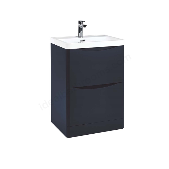 Scudo Bella 596mm x 800mm x 448mm Floorstanding Unit - Indigo Blue