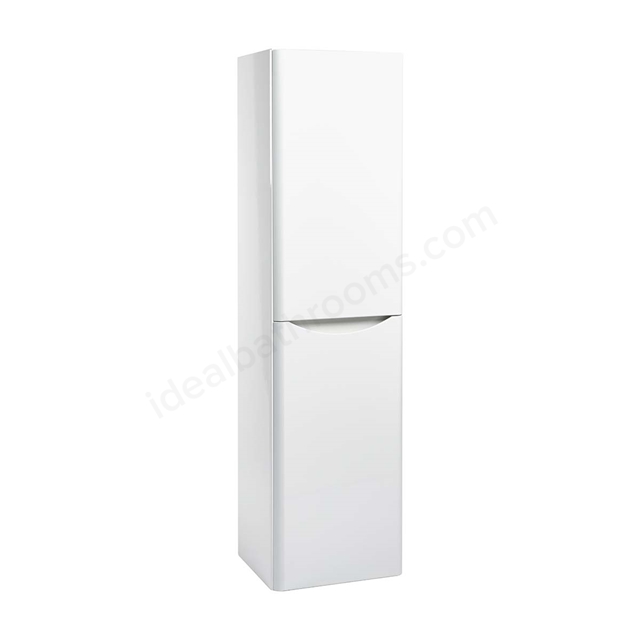 Scudo Bella 400mm x 1500mm x 340mm Floorstanding Tall Boy Unit - White