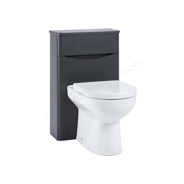 Scudo Bella 510mm x 790mm x 205mm Floorstanding WC Unit - Matt Grey