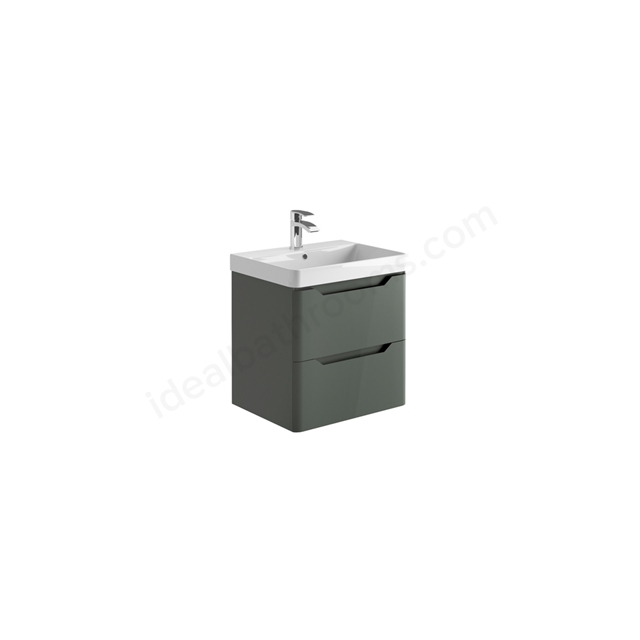 Scudo Ella  570mm x 550mm x 444mm Wall Mounted Vanity Unit - Anthracite