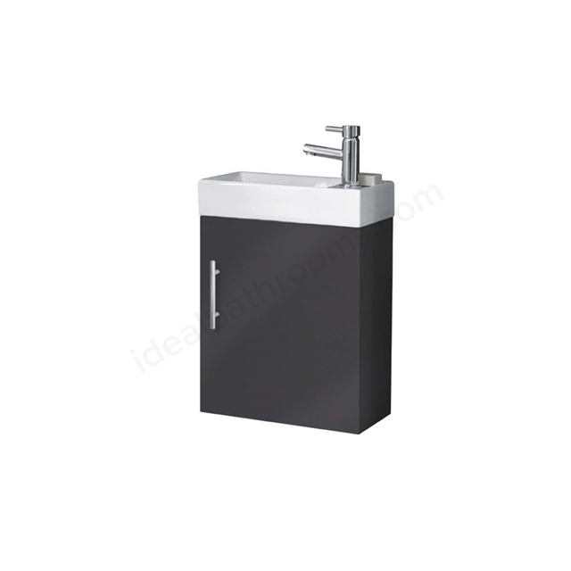 Scudo Lanza 390mm x 440mm x 215mm Wall Mounted Vanity Unit - Anthracite