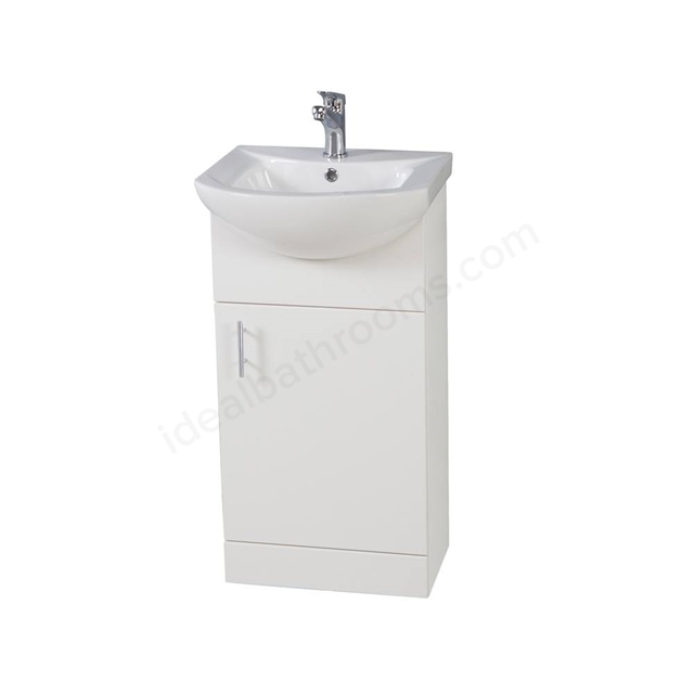 Scudo Lanza 425mm x 860mm x 245mm Floorstanding Unit - White