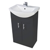 Scudo Lanza 614mm x 860mm x 315mm Floorstanding Unit - Anthracite