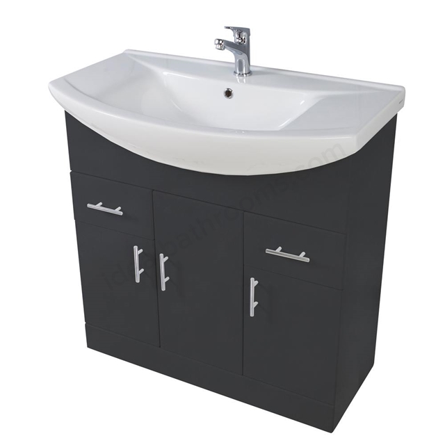 Scudo Lanza 820mm x 860mm x 340mm Floorstanding Unit - Anthracite