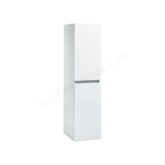 Scudo Muro 300mm x 1200mm x 265mm Floorstanding Tall Boy Unit - Gloss White