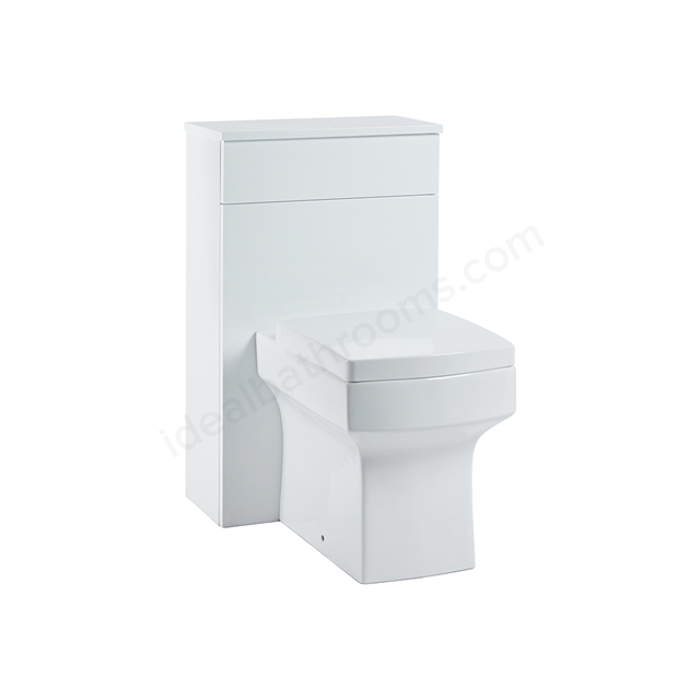 Scudo Muro 500mm x 830mm x 255mm Floorstanding WC Unit - Gloss White