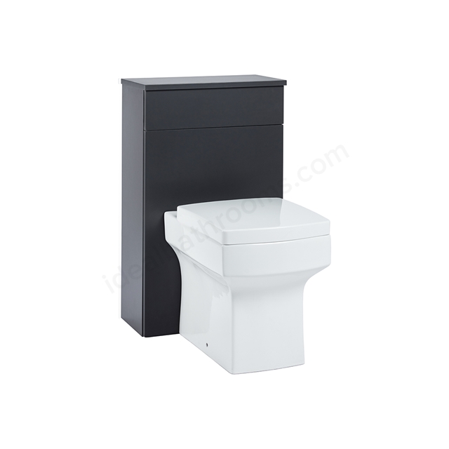 Scudo Muro 500mm x 830mm x 255mm Floorstanding WC Unit - Matt Grey