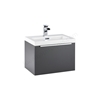 Scudo Muro 500mm x 375mm x 355mm Wall Mounted Vanity Unit - Matt Grey