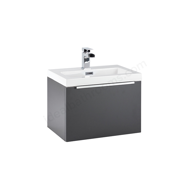 Scudo Muro 500mm x 375mm x 355mm Wall Mounted Vanity Unit - Matt Grey