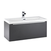 Scudo Muro 800mm x 375mm x 355mm Wall Mounted Vanity Unit - Matt Grey