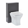 Scudo Rossini 500mm x 800mm x 220mm Floorstanding WC Unit - Wolf Grey