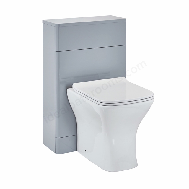 Scudo Rossini 500mm x 800mm x 220mm Floorstanding WC Unit - Pebble Grey