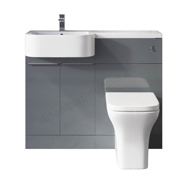 Scudo Carlo 514mm x 815mm x 179mm Floorstanding Unit -  Matt Grey