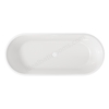 Scudo Form 1650mm x 700mm Freestanding Bath - White