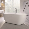 Scudo Onyx 1555mm x 745mm Freestanding Bath - White