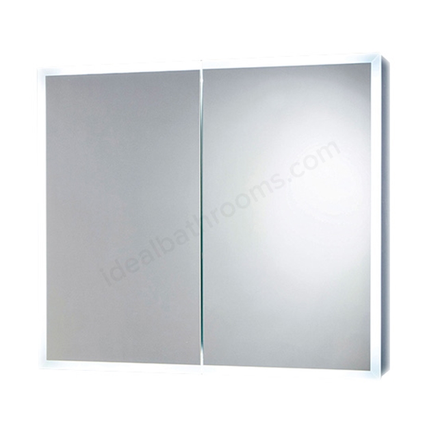 Scudo Mia 600mm x 700mm LED Mirror Cabinet w/ Demister Pad & Shaver Socket 