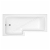 Scudo 1700mm x 850mm x 700mm Left Hand L Shape Shower Bath - White