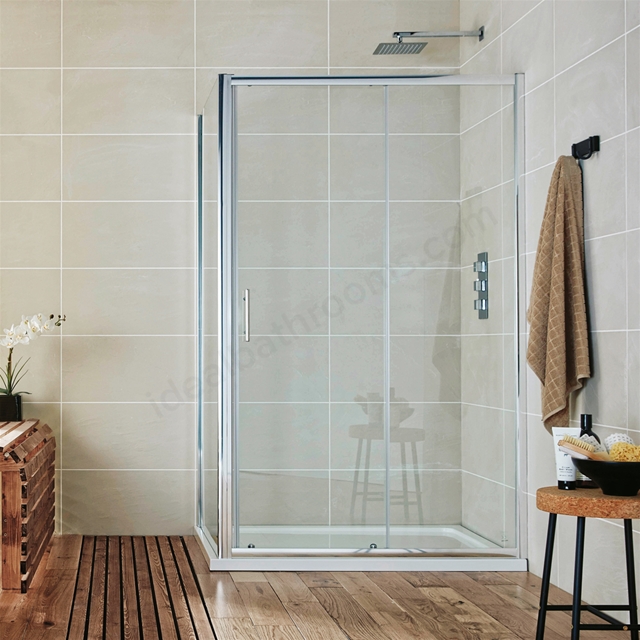 Scudo Sliding Shower Door 1000mm