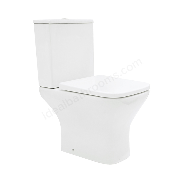 Scudo Porto Rimless WC Pan and Seat - White