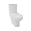 Scudo Rimless Spa WC Pan and Seat - White
