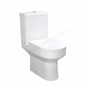 Scudo Spa 655mm x 460mm x 365mm Comfort Height WC Pan - White