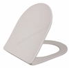 Scudo Middleton Slim Heavy Weight Soft Close Seat D-shaped - White