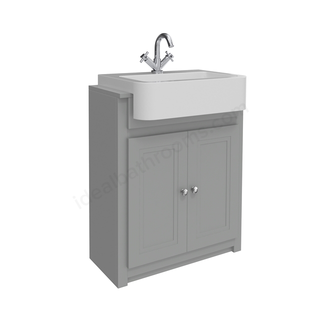 Scudo Classica 660mm Vanity Unit - Stone Grey