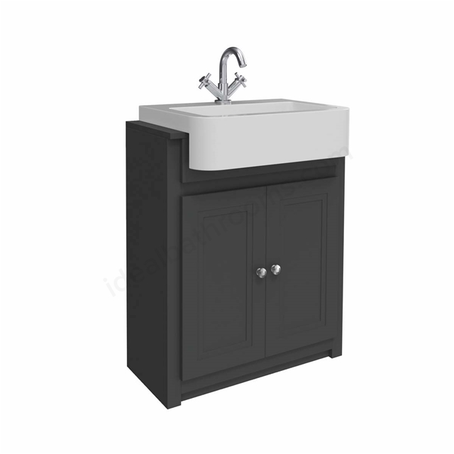 Scudo Classica 660mm Vanity Unit - Charcoal Grey
