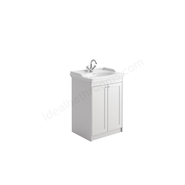 Scudo Classica 600mm Vanity - Chalk White