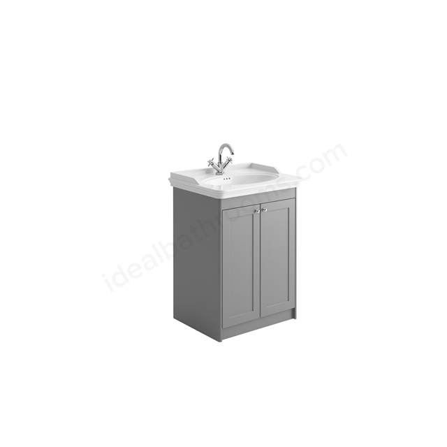 Scudo Classica 600mm Vanity - Stone Grey