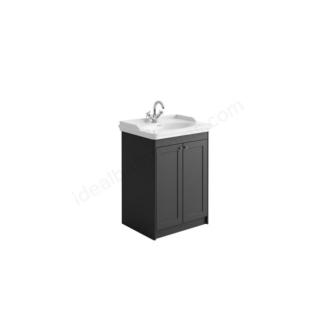 Scudo Classica 600mm Vanity - Charcoal Grey