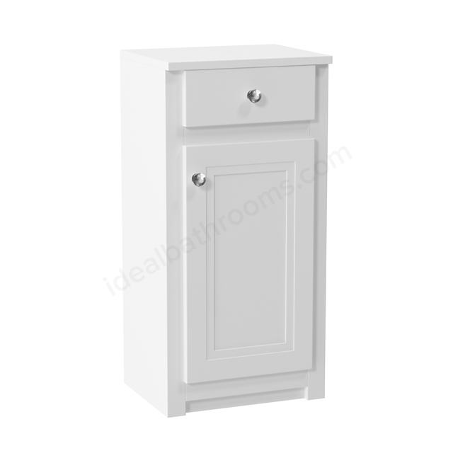 Scudo Classica 400mm Side Cabinet w/ Drawer - Chalk White