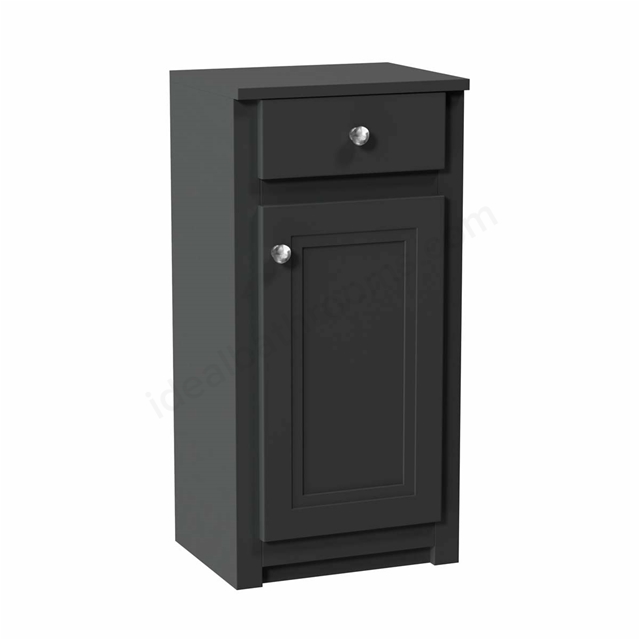 Scudo Classica 400mm Side Cabinet w/ Drawer - Charcoal Grey