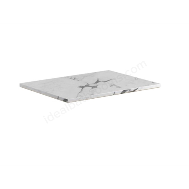 Scudo Aubrey 610mm x 465mm x 12mm Worktop - Carrara