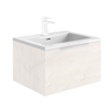 Scudo Ambience 600mm x 480mm 1 Tap Hole Vanity Basin - White