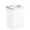 Scudo Classica 650mm x 500mm 1 Tap Hole Semi Recessed Basin - White