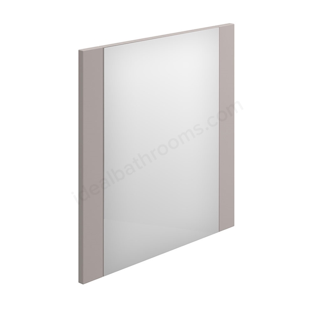 Essential Nevada Bathroom Mirror; Rectangular; 600x600mm; Cashmere