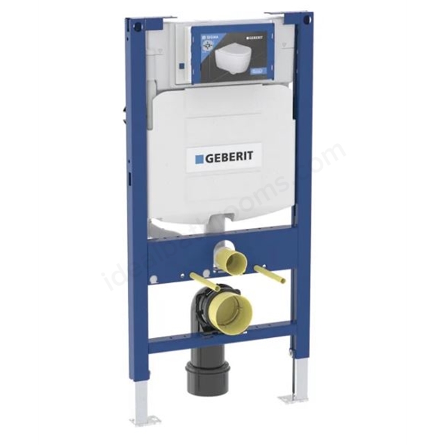 Geberit Duofix 980mm x 500mm Installation Frame w/ Sigma 120 mm Wall Anchor Connection Bend