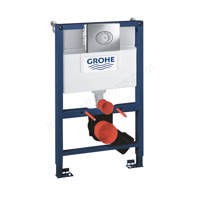 Grohe Rapid SL 820mm x 500mm 3 in 1 Installation Frame w/ Skate Air Plate, Front Wall Brackets & Flushplate
