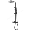 Aqualisa AQ Cool Touch Square Shower Column (inc Fixing Kit) HP - Matt Black