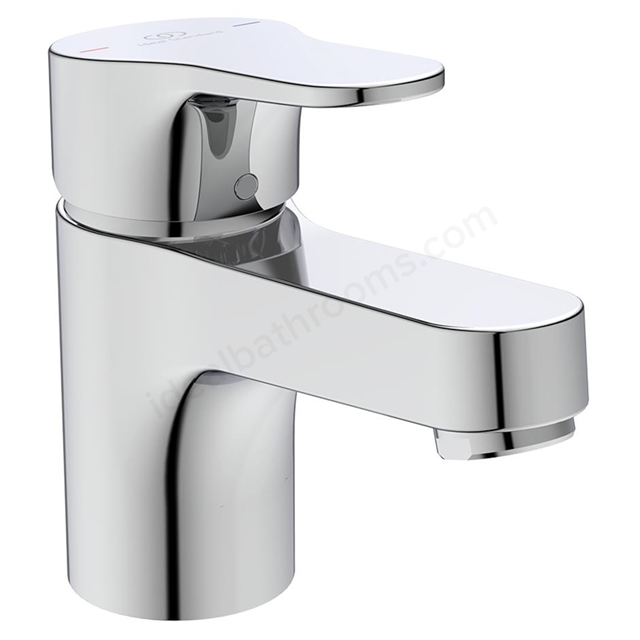 Ideal Standard Cerabase Single Lever Mini Basin Mixer w/ Click Waste - Chrome
