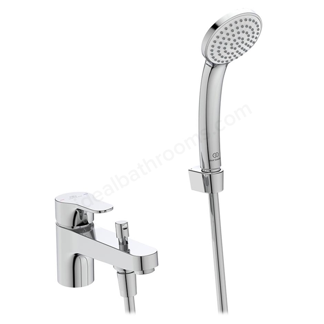 Ideal Standard Cerabase Single Lever Bath Shower Mixer w/ Shower Set - Chrome