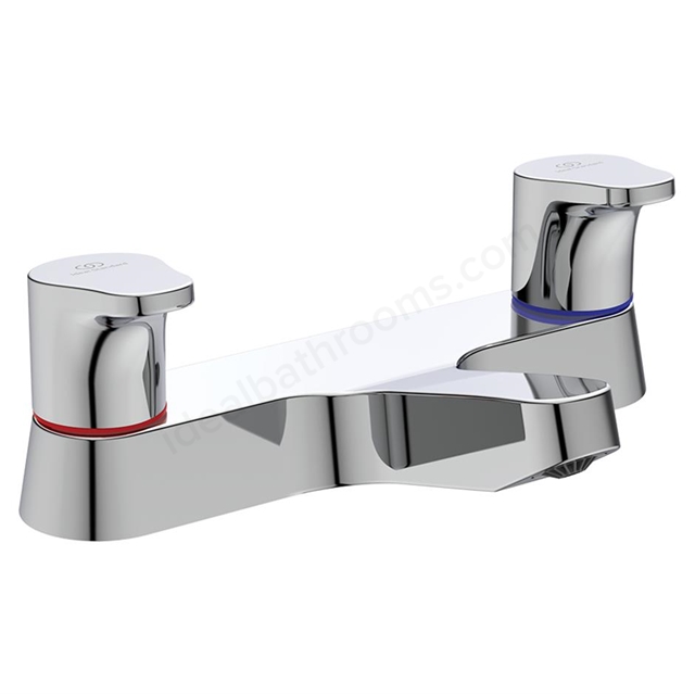 Ideal Standard Cerabase Dual Control Bath Filler - Chrome