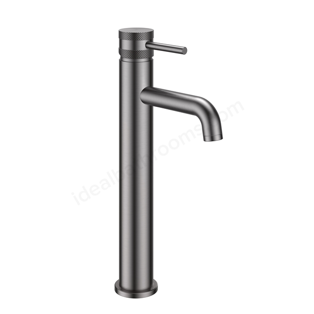 Scudo Core Tall Deck Mounted 1 Handle Mono Mixer - Gunmetal