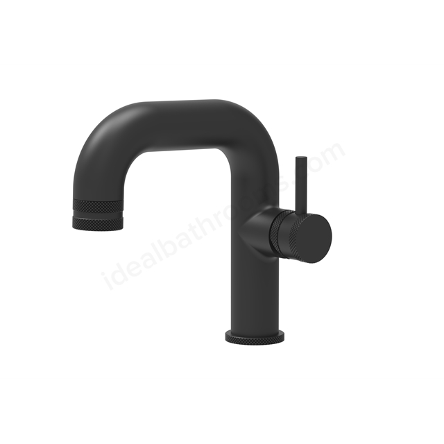 Scudo Core Deck Mounted Side Lever 1 Handle Mono Basin - Black