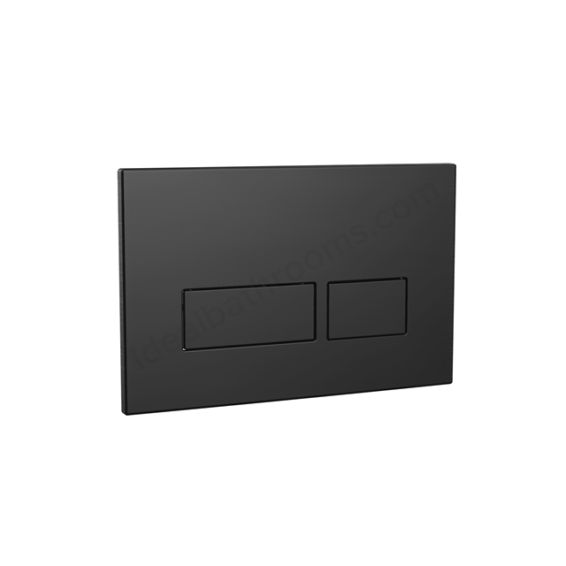 Scudo Square Dual Flush Button - Black