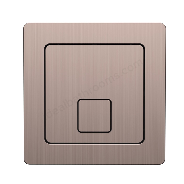 Scudo Square Dual Flush Button for CISTERN002 - Brushed Bronze