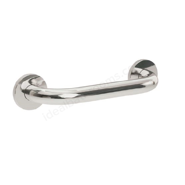 Bathex Knowle 600mm Stainless Steel Grab Rail - Mirror Polish